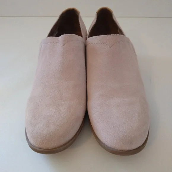 Toms Shaye Suede Bootie Light Pink 7 - Picture 4 of 5